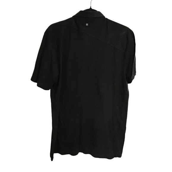 VOLCOM MENS BLACK SHORT SLEEVE POLO SHIRT SIZE LARGE - Picture 2 of 6